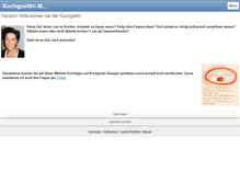 Tablet Screenshot of kochgoettin.de